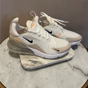 Nike Air Max 270 Summit White/Blk Dessert sand Blanc Sommet/Noir